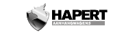 Hapert Aanhangwagens Logo Grijswaarden